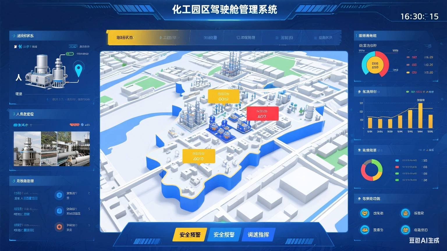 园区数孪综合驾驶舱